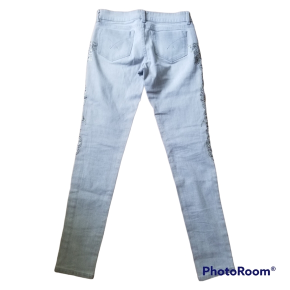 Haute Hippie Gray Studded Jeans - Picture 4 of 4